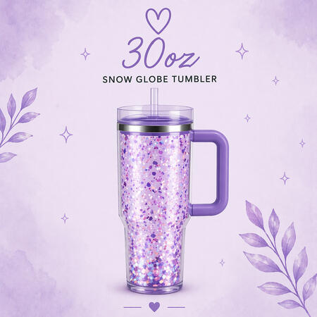 16 oz clear plastic Tumbler